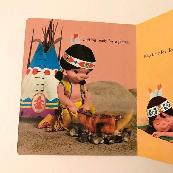 1982 Storytime Pals Series Little Indians  Board Book Childrens Book - Picture 8 of 10